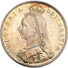 1/2 Crown - Victoria 2nd portrait