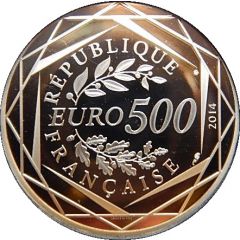 500 Euros `The Republic`, 2nd type
