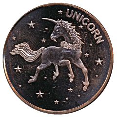 1 oz Copper Unicorn