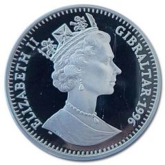 1 Crown - Elizabeth II Atlanta Olympic - Basketball, Silver Proof