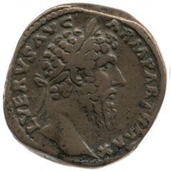 Sestertius - Lucius Verus TR POT VIIII IMP V COS III S C FORT RED, Fortuna