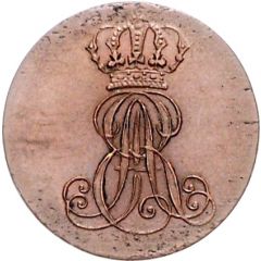 1 Pfennig - Ernest August