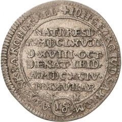 1 Groschen - John George IV Death