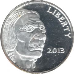 1 oz Silver NTR - Indian - Buffalo