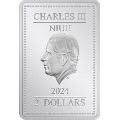 2 Dollars - Charles III Patronus: Hermine Granger