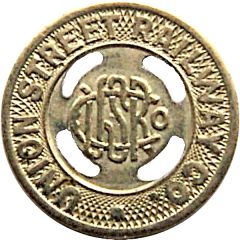 1 Zone Fare - Union Street Railway Co. New Bedford, Massachusetts