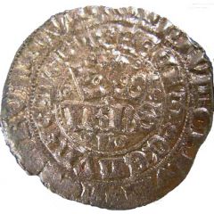Real of 10 soldos - João I Small disk, Lisboa mint