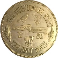 Token - Nebraska Centennial The Cornhusker State
