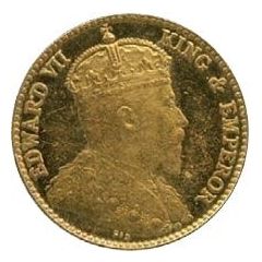 1/4 Cent - Edward VII Gold Pattern
