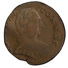 1/2 Penny - Copper `MB Right, Small Head`