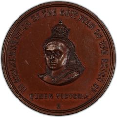 Medal - Victoria Diamond Jubilee; Berwickshire High School