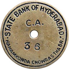 Token - State Bank of Hyderabad