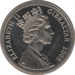 1 Crown - Elizabeth II Fall of Berlin