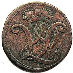 1 Heller - William VIII of Hessen-Kassel