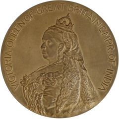 Medal - Victoria Death; Lauer, bronze, 65mm