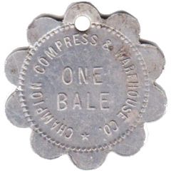 1 Bale - Champion Compress and Warehouse Company Wilmington, North Carolina