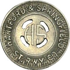 School Ticket - Hartford & Springfield St. Rwy. Co. Warehouse Point, Connecticut