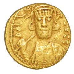 Solidus - Constantine IV, Tiberius and Heraclius Carthage