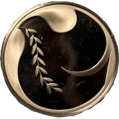 Holiday Greeting Card Medal - Dove of Peace
