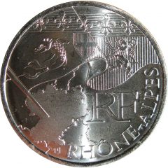 10 Euros Rhône-Alpes, 1st type