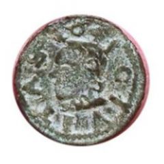 Denier Solsona,greek cross