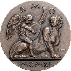 Putti with Sphinx