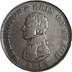 1 Penny - Wellington and Erin Go Bragh