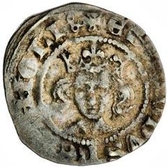 1 Penny - Edward III 4th coinage, Pre-treaty period, Durham mint, Series C