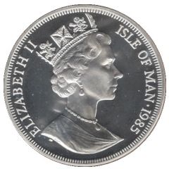 1 Crown - Elizabeth II Queen Mother and Princess Elizabeth, Silver