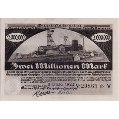 2 000 000 Mark Gewerkschaft Sophia-Jacoba