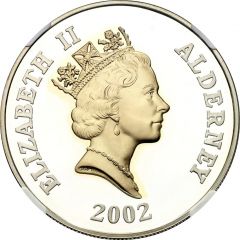 5 Pounds - Elizabeth II Golden Jubilee, Silver Proof