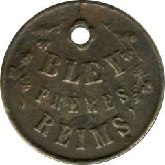 Token - Champagne Bley frères Reims