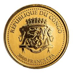 3000 Francs CFA Congo Silverback Gorilla