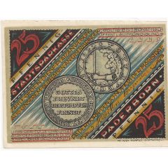 25 Pfennig Stadtsparkasse