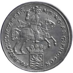 1 Ducaton `Silver rider` Type 2, date in cartouche, Piedfort of double weight