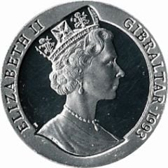 1/2 Crown - Elizabeth II H.M.S. Hood