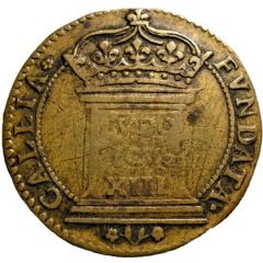 Jeton - Louis XIII - Rétablissement de la France `Gallia Fvndata`