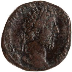 Sestertius - Commodus FEL PVBLICA P M TR P XI IMP VII COS V P P S C, Felicitas