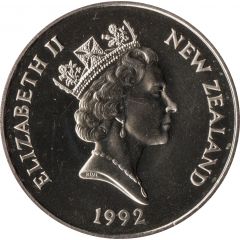 5 Dollars - Elizabeth II 3rd Portrait, Decimal Currency