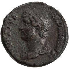 Dupondius or As - Hadrian CLEMENTIA AVG COS III P P S C, Clementia