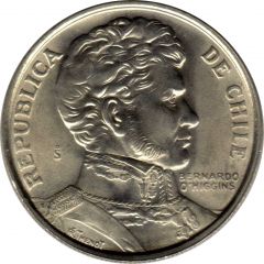 1 Peso `BERNARDO O`HIGGINS`
