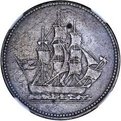 1/2 Penny Sailing Ship Design - R.W. Owen Ropery