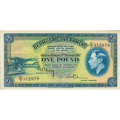 1 Pound - George VI Date at centre