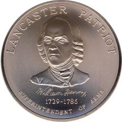 Token - Bicentennial Series Lancaster Patriot - William Henry