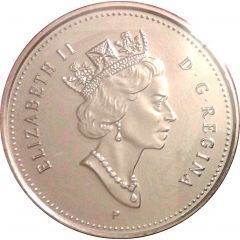 50 Cents - Elizabeth II 3rd portrait, new composition