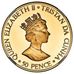 50 Pence - Elizabeth II Queen Mother