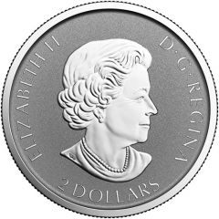 2 Dollars - Elizabeth II Bighorn Sheep, Bullion