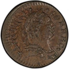 1/2 Penny - Copper `Mailed Bust Right`