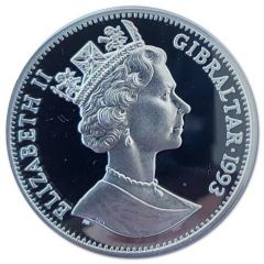 1 Crown - Elizabeth II Stegosaurus, Silver Proof