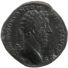 Sestertius - Commodus TEMPORVM FELICITAS TR P VIII IMP VI COS IIII P P S C, Four Seasons